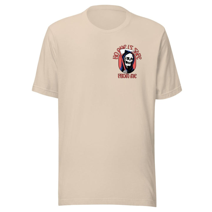 No One Is Safe From Me Graphic Tee - Soft Cream - S - ArtyKoala