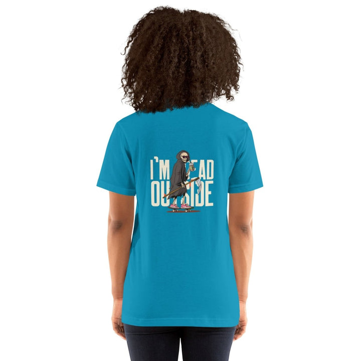 No One Is Safe From Me Graphic Tee - Steel Blue - S - ArtyKoala