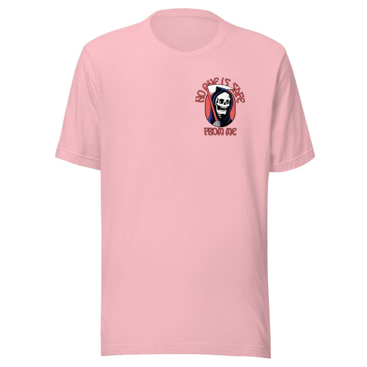No One Is Safe From Me Graphic Tee - Pink - S - ArtyKoala