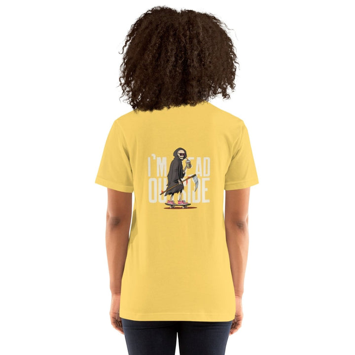 No One Is Safe From Me Graphic Tee - Yellow - S - ArtyKoala