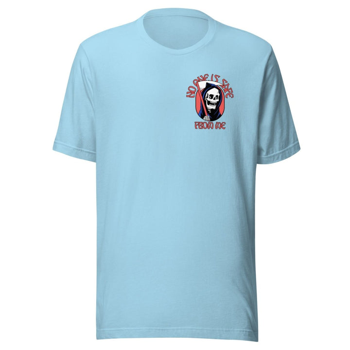 No One Is Safe From Me Graphic Tee - Ocean Blue - S - ArtyKoala