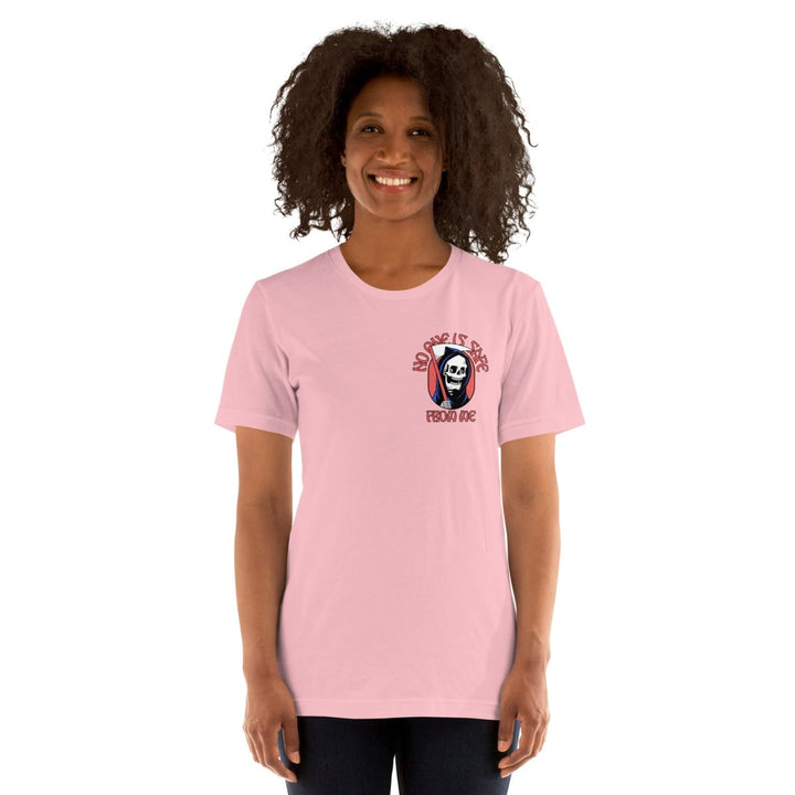 No One Is Safe From Me Graphic Tee - Pink - S - ArtyKoala