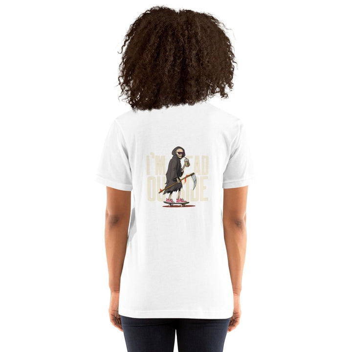 No One Is Safe From Me Graphic Tee - White - S - ArtyKoala