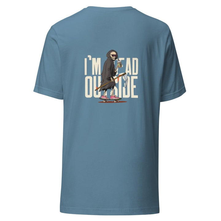 No One Is Safe From Me Graphic Tee - Aqua - S - ArtyKoala