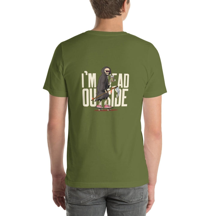No One Is Safe From Me Graphic Tee - Steel Blue - S - ArtyKoala