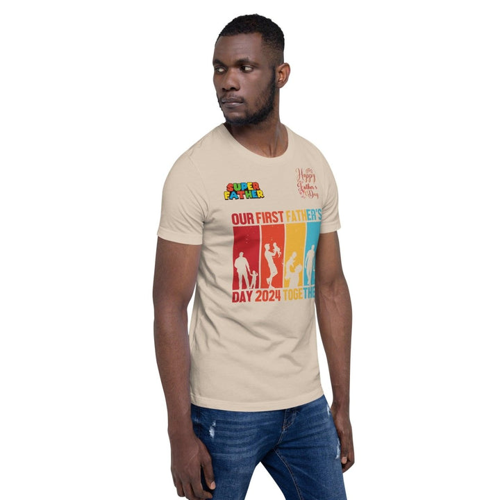 Our First Father Graphic Tee - Soft Cream - S - ArtyKoala
