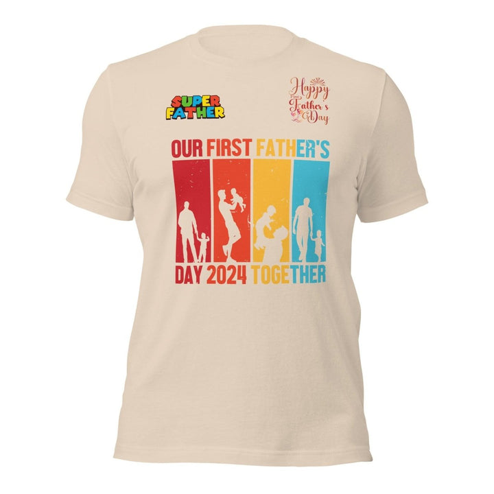 Our First Father Graphic Tee - Soft Cream - S - ArtyKoala