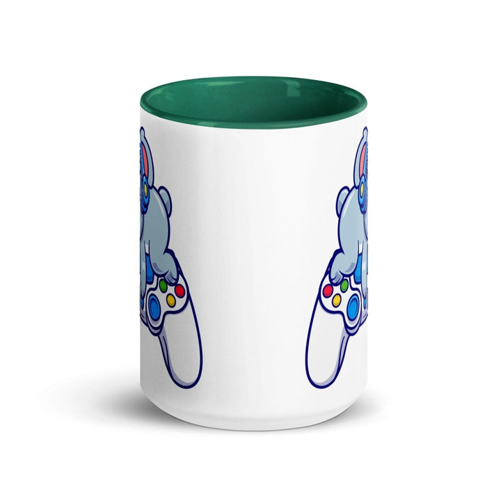 Player Koala Colorful Print Mug - Dark green - 15 oz - ArtyKoala