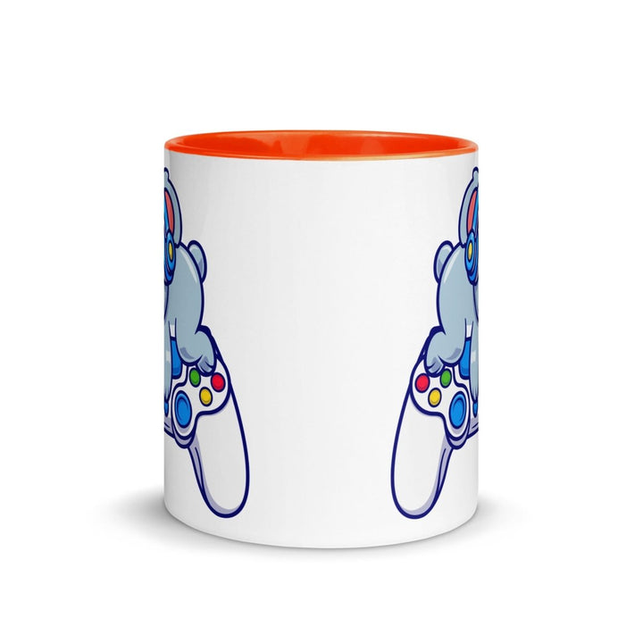 Player Koala Colorful Print Mug - Orange - 11 oz - ArtyKoala
