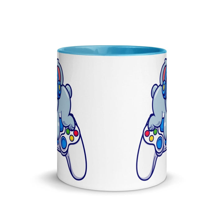 Player Koala Colorful Print Mug - Blue - 11 oz - ArtyKoala