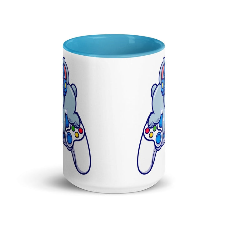 Player Koala Colorful Print Mug - Blue - 15 oz - ArtyKoala