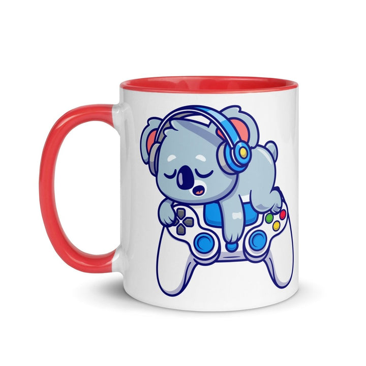 Player Koala Mug with Color Inside - ArtyKoala