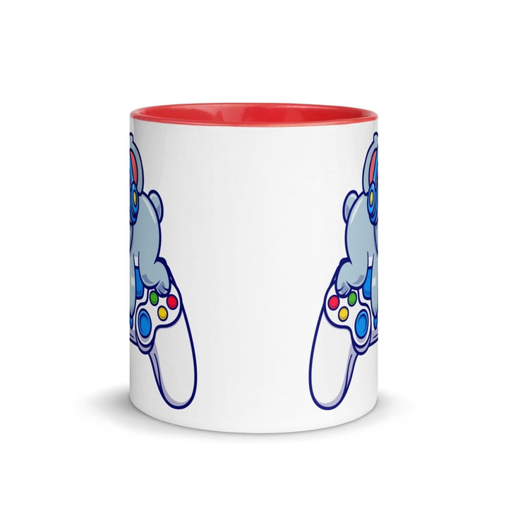 Player Koala Colorful Print Mug - Red - 11 oz - ArtyKoala