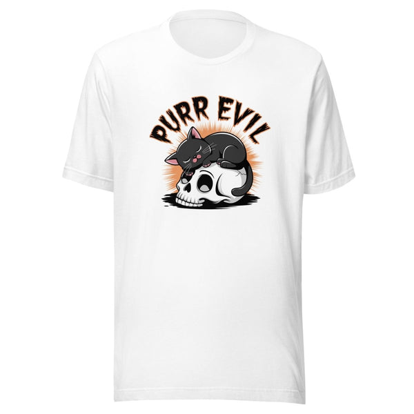 Purr Evil Graphic Tee - Black - XS - ArtyKoala