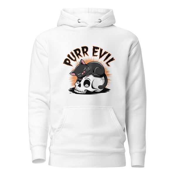 Purr Evil Unisex Premium Hoodie - ArtyKoala