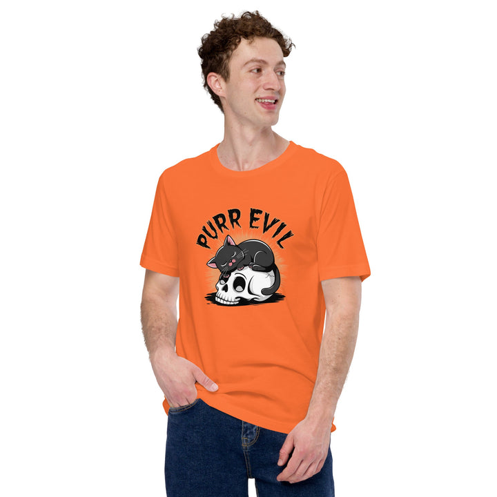 Purr Evil Unisex Premium T-shirt - ArtyKoala