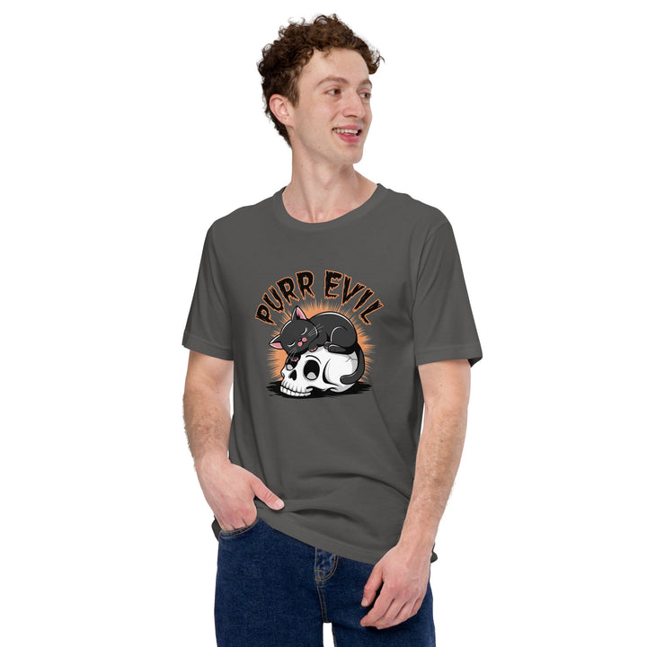 Purr Evil Unisex Premium T-shirt - ArtyKoala