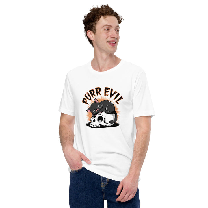 Purr Evil Unisex Premium T-shirt - ArtyKoala