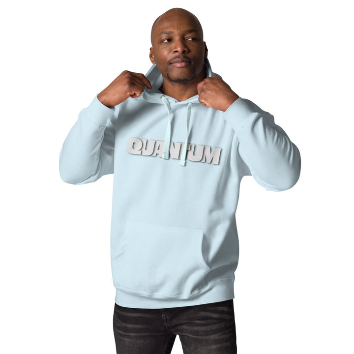 Quantum Typography Graphic Hoodie - Dusty Rose - S - ArtyKoala