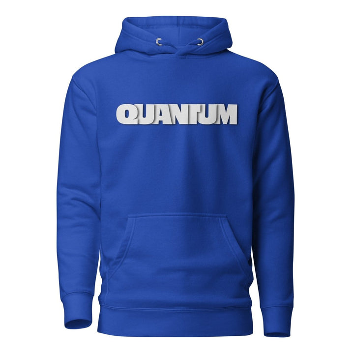 Quantum Typography Graphic Hoodie - Carbon Grey - S - ArtyKoala