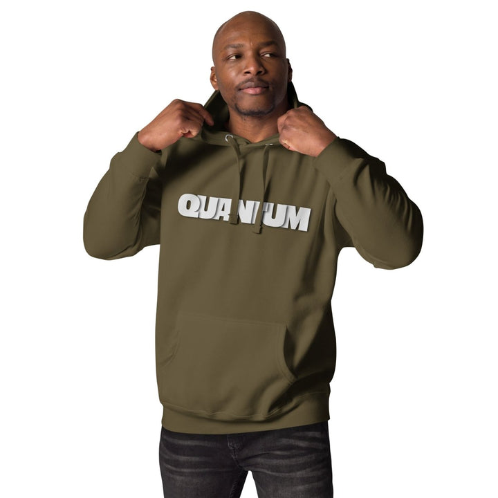 Quantum Typography Graphic Hoodie - Black - S - ArtyKoala
