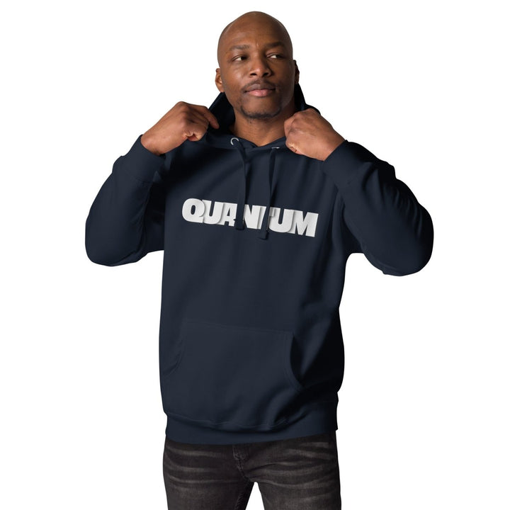 Quantum Typography Graphic Hoodie - Black - S - ArtyKoala