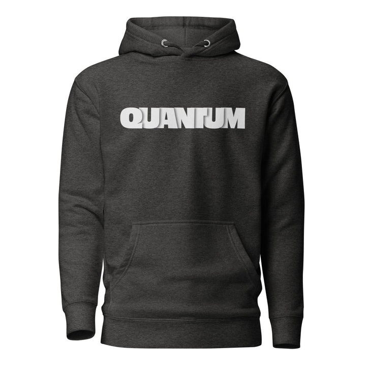Quantum Typography Graphic Hoodie - Navy Blazer - S - ArtyKoala