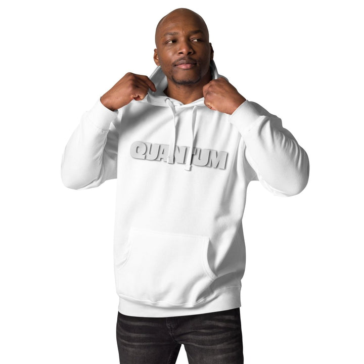 Quantum Typography Graphic Hoodie - Sky Blue - S - ArtyKoala