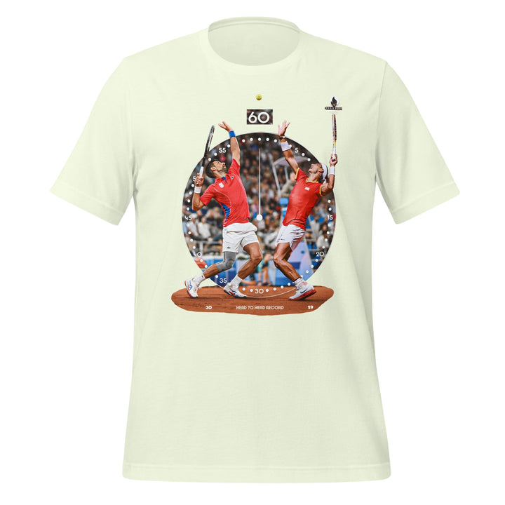 Rafa Nole Rivaly Round 60 Unisex T-shirt - Citron / S - ArtyKoala