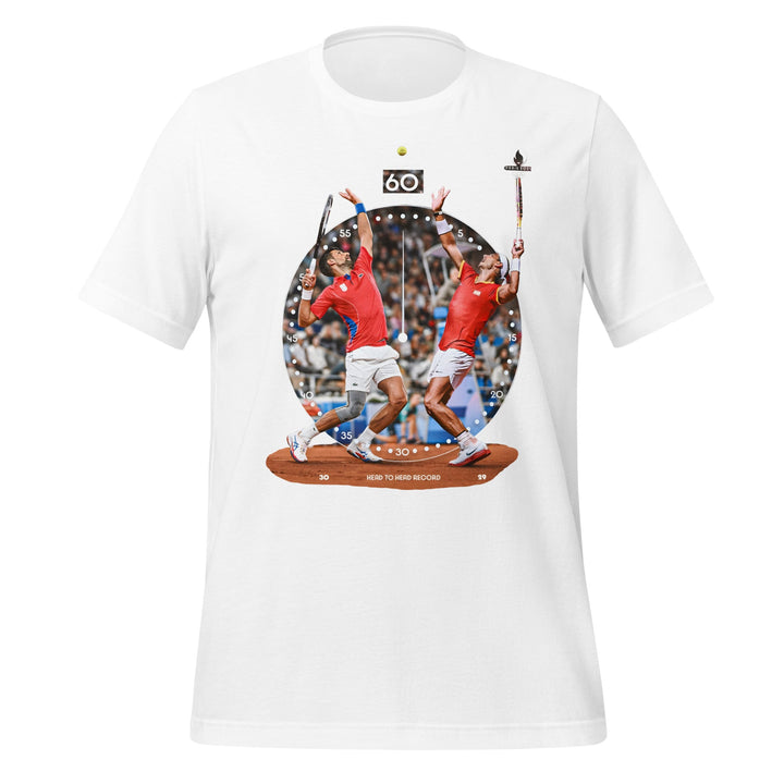 Rafa Nole Rivaly Round 60 Unisex T-shirt - White / S - ArtyKoala