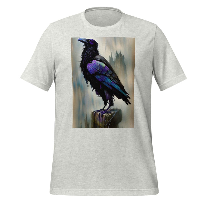 Raven Man T-shirt - Ash / S - ArtyKoala