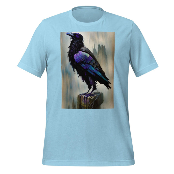 Raven Man T-shirt - Ocean Blue / S - ArtyKoala