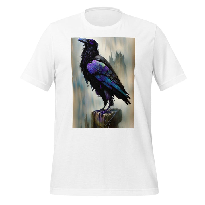 Raven Man T-shirt - White / S - ArtyKoala