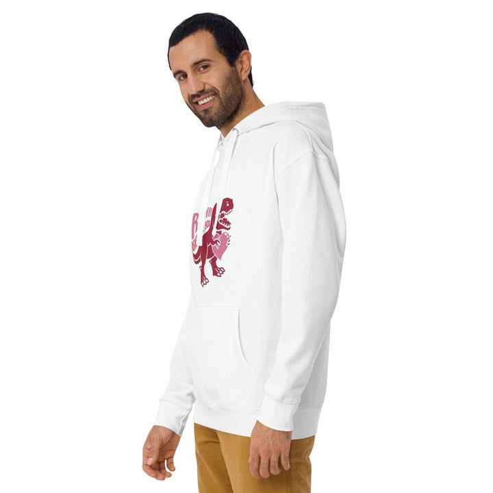 Rawr! Means I Love You Graphic Hoodie - Dusty Rose - S - ArtyKoala
