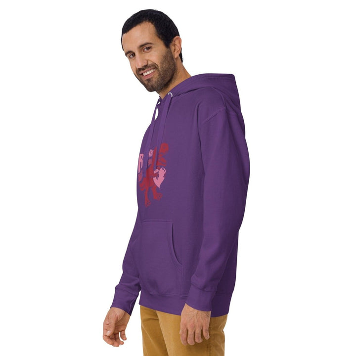 Rawr! Means I Love You Graphic Hoodie - Carbon Grey - S - ArtyKoala