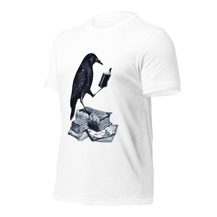 Reading crow Man t-shirt - ArtyKoala