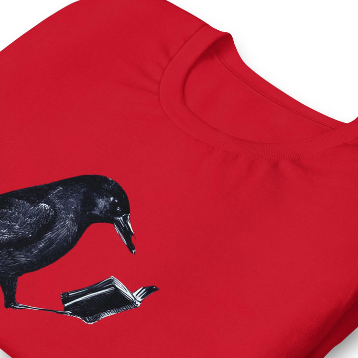 Reading crow Man t-shirt - ArtyKoala