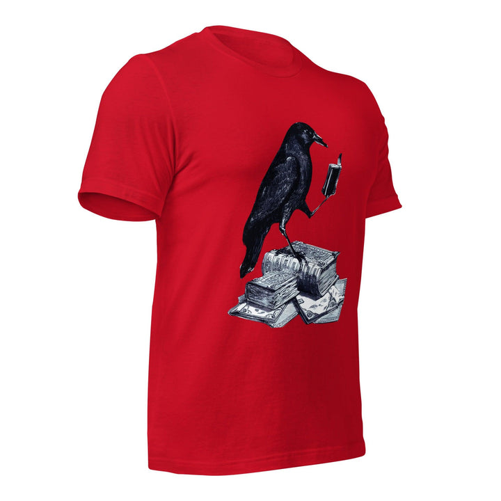 Reading crow Man t-shirt - ArtyKoala