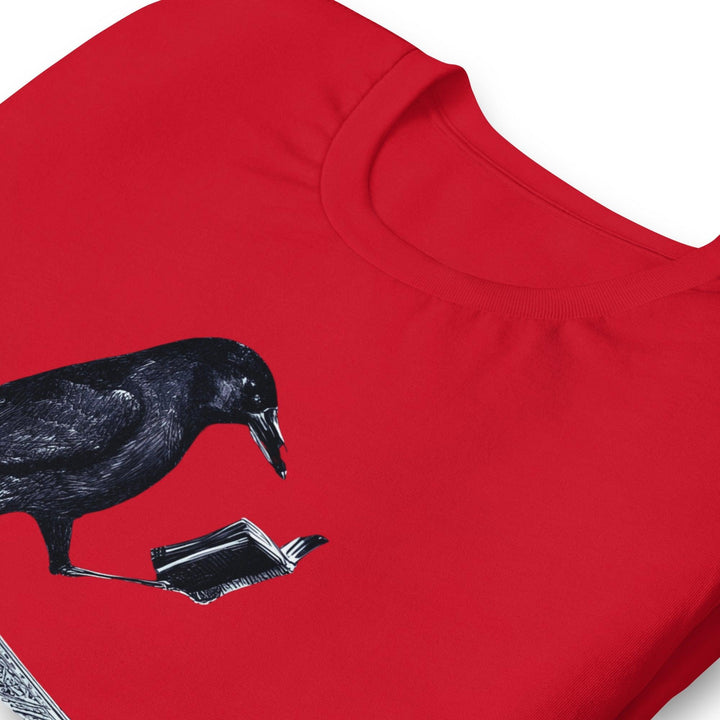 Reading Crow Man t-shirt - ArtyKoala