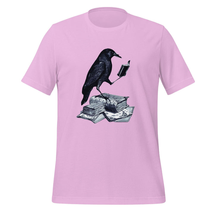 Reading Crow Man t-shirt - ArtyKoala