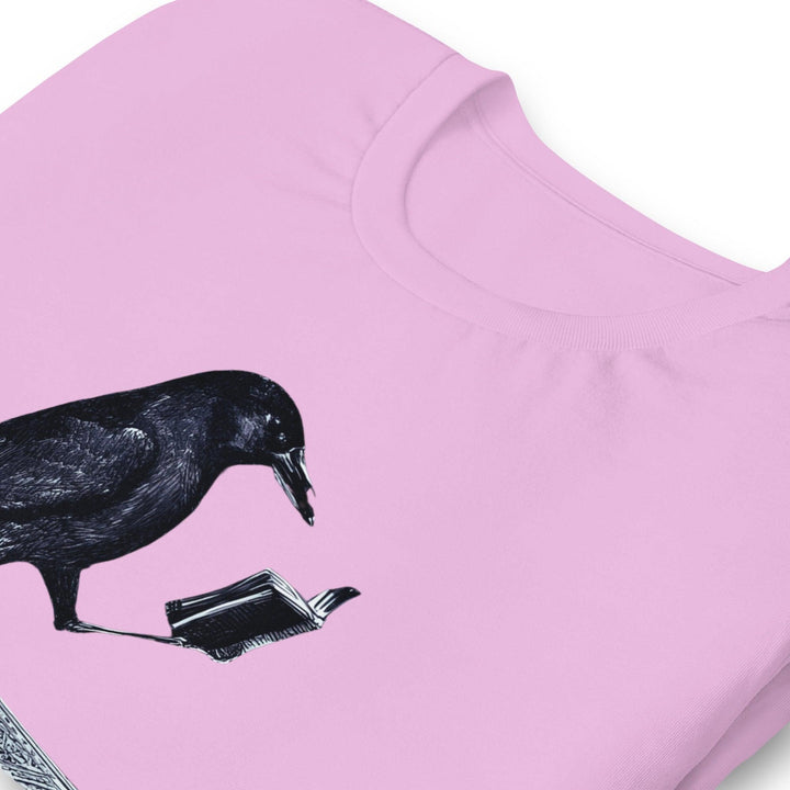 Reading Crow Man t-shirt - ArtyKoala