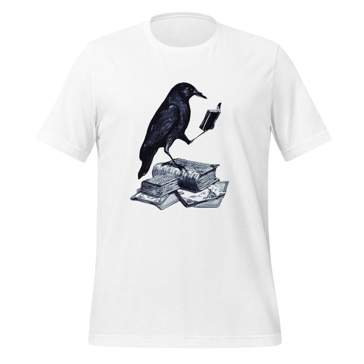 Reading Crow Man t-shirt - ArtyKoala