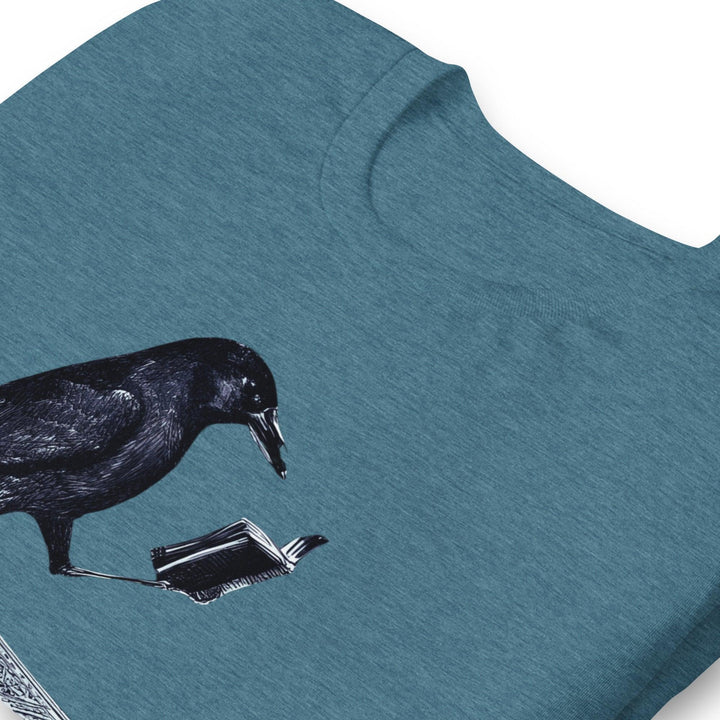 Reading Crow Man t-shirt - ArtyKoala