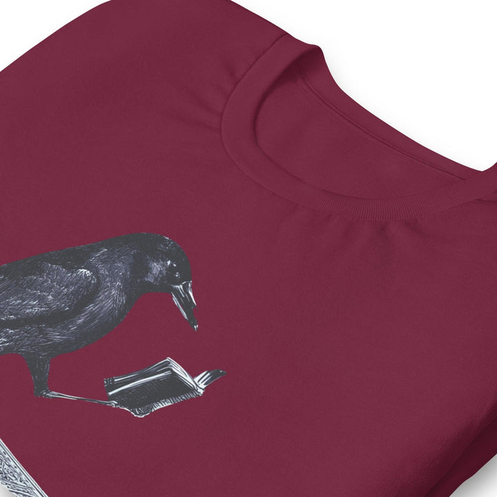 Reading Crow Man t-shirt - ArtyKoala