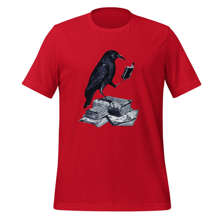 Reading Crow Man t-shirt - ArtyKoala