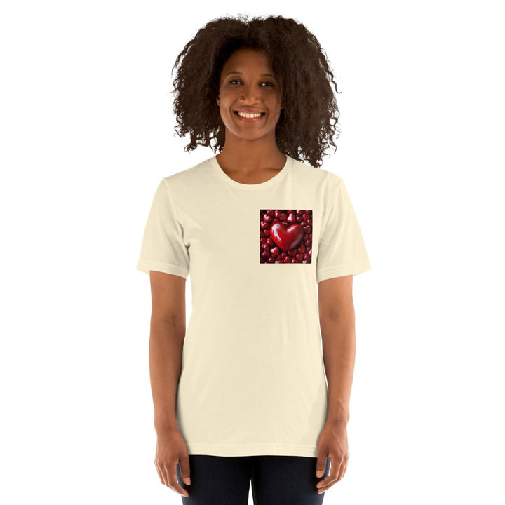 Red Hearts Graphic Tee - Navy - XS - ArtyKoala