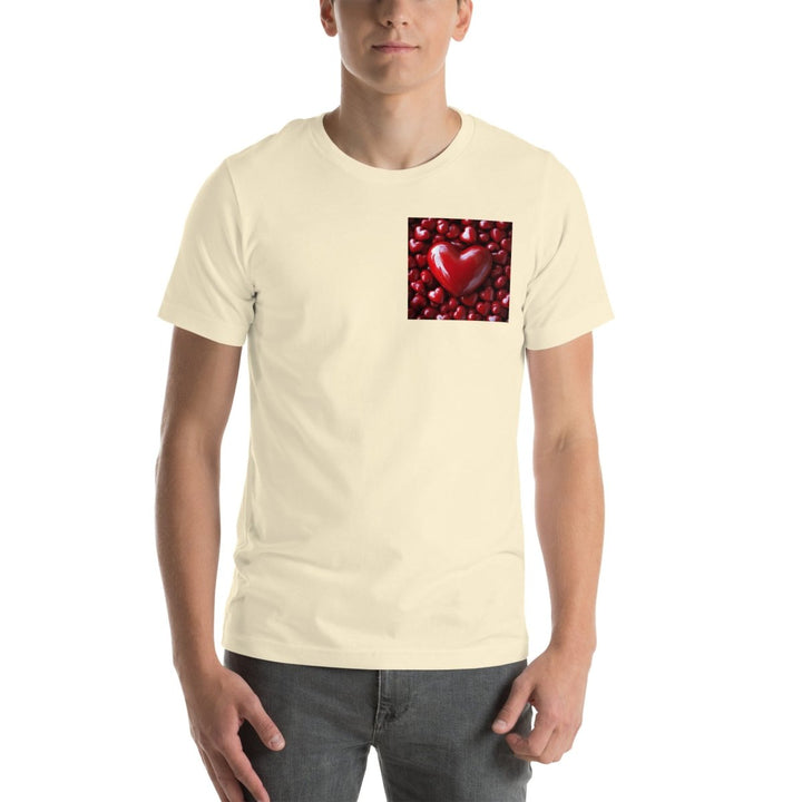 Red Hearts Graphic Tee - Navy - XS - ArtyKoala
