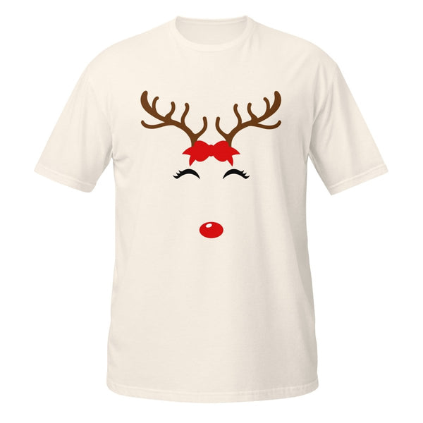Reindeer Name Graphic Tee - Natural - S - ArtyKoala