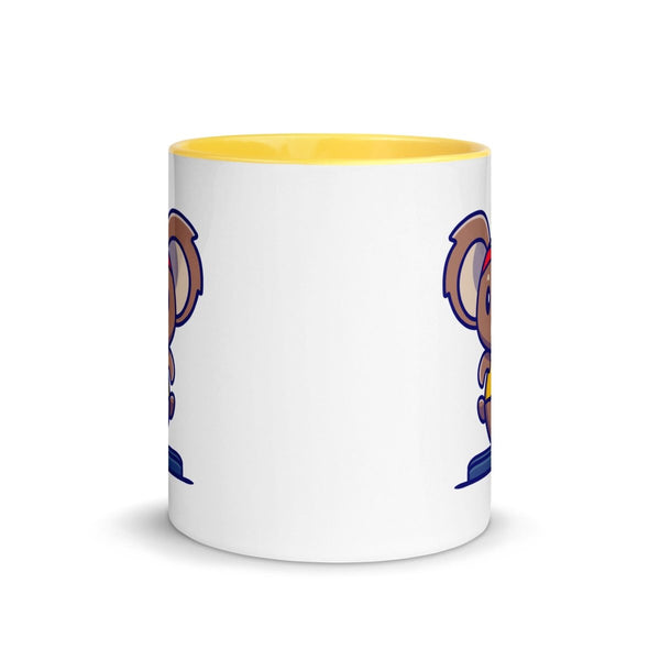 Runner Koala Colorful Print Mug - Black - 11 oz - ArtyKoala