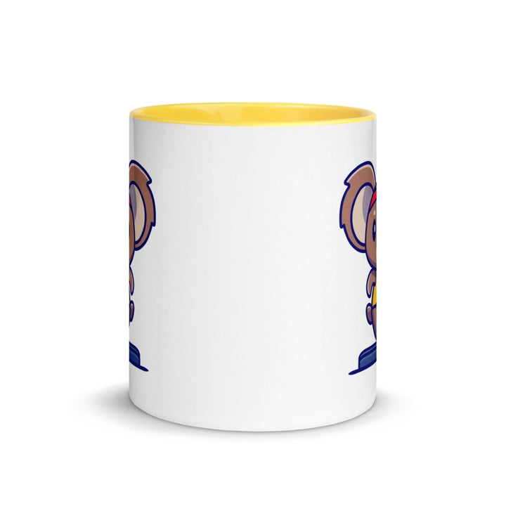 Runner Koala Colorful Print Mug - Black - 11 oz - ArtyKoala